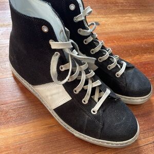 Greats Reign Hi-Top in Black Suede